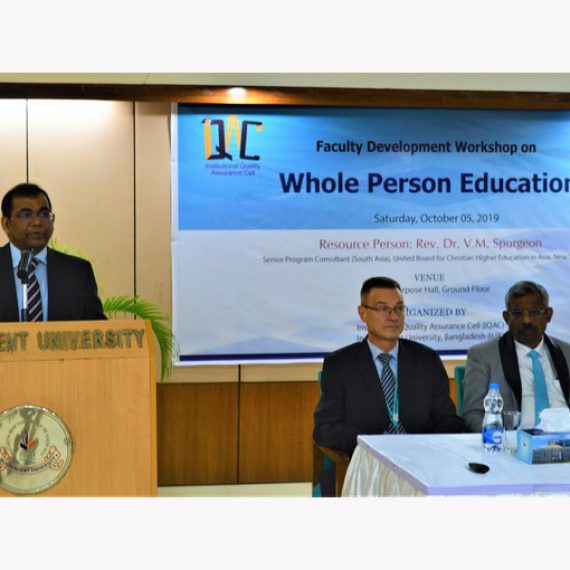 Workshop on Whole Person Education Held at IUB