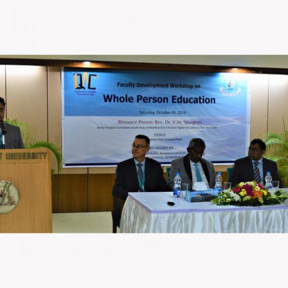 Workshop on Whole Person Education Held at IUB