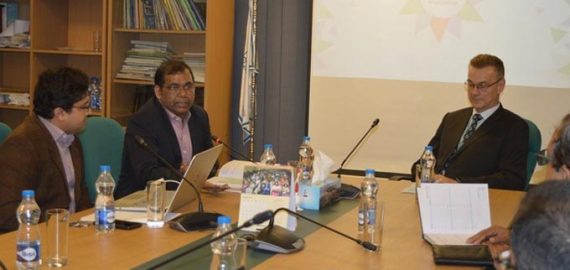 Discussion on Post-Self-Assessment Improvement Plan (PSAIP) held at IQAC, IUB