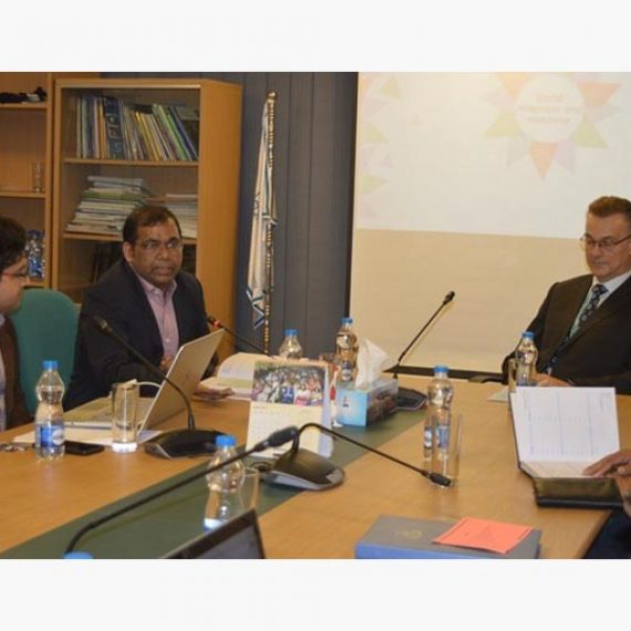 Discussion on Post-Self-Assessment Improvement Plan (PSAIP) held at IQAC, IUB